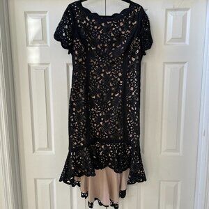 SHANI Hi-Lo Laser Cutting Dress- size 12
